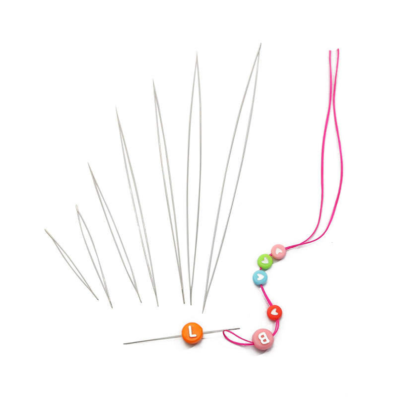 Cross-border Hot Sale Opening Needle Beaded Needle Beaded Soft Needle Handmade Necklace Bracelet Tool DIY Jewelry Accessories Cross-border Hot Sale Opening Needle Beaded Needle Beaded Soft Needle Handmade Necklace Bracelet Tool DIY Jewelry Accessories