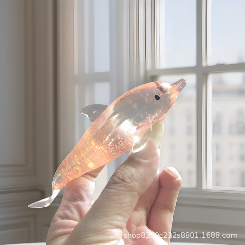 Ventas transfronterizas calientes de malta de delfines pellizco de compresión juguetes de alivio de la emoción artefactos mágicos regalos para niños al por mayor