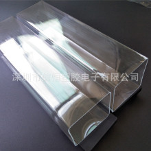 供应塑料方管 透明PVC/PETG塑料方形管 环保食品级PETG带盖方管