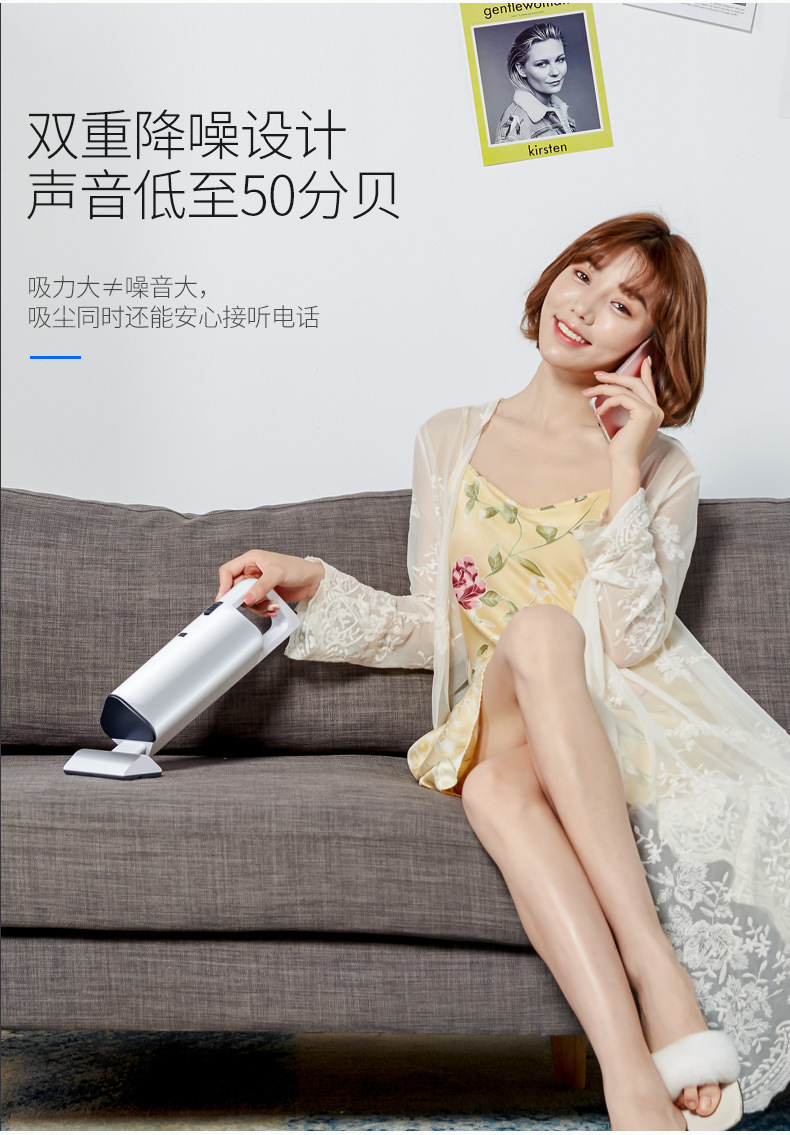Ulite Car Vacuum Cleaner for Automobiles, High-Power, Strong Suction, Powerful Dry and Wet Dual-Use 608 Car Vacuum Cleaner