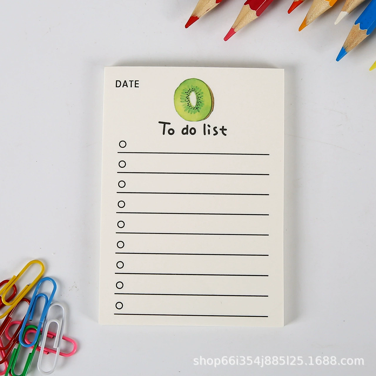 Fruit Bear Notepad Set, 50 pages, assorted colorful covers, cute little message book