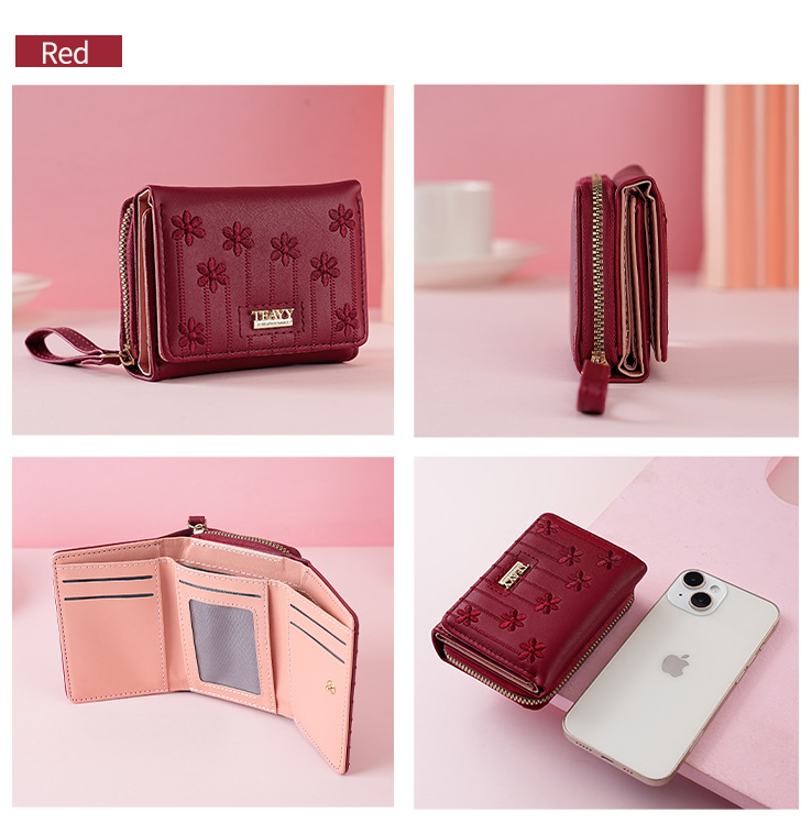 Women's Flower Pu Leather Flip Cover Wallets display picture 21