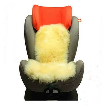 Suitable for Car-Mounted Child Safety Seats, Booster Pads, Strollers, and Baby Artifacts, Fur-Integrated Wool Seat Cushions (Wool pad) - safety-seat-model