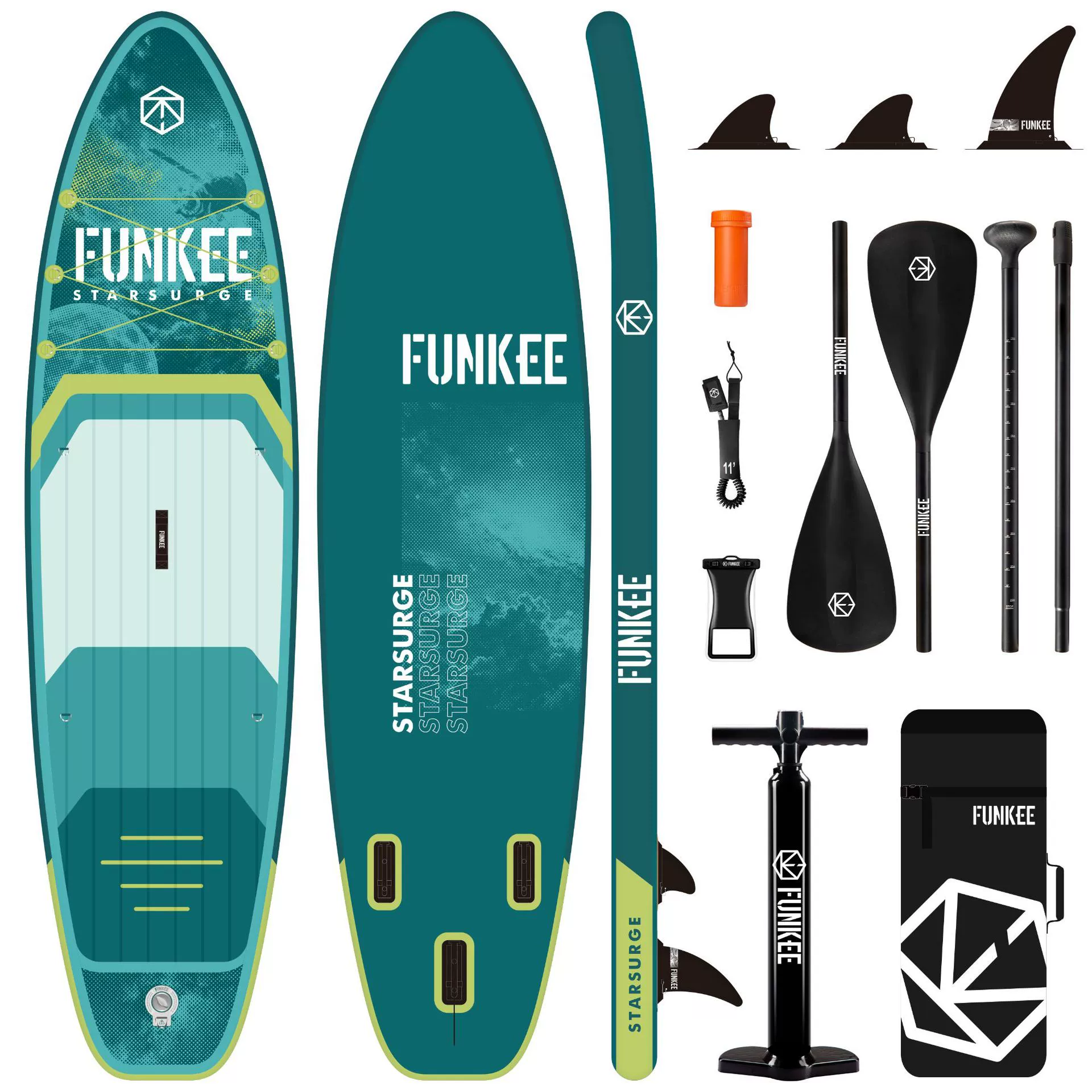Летняя новинка 2025 года FUNKEE сапборд, SUP доска для серфинга, надувная доска для серфинга