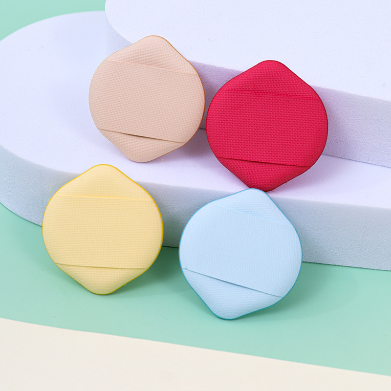 Polvo de pulgar personalizado almohadilla de maquillaje de aire sin polvo mini polvo de dedo de polvo de polvo de polvo de polvo de maquillaje herramientas de belleza