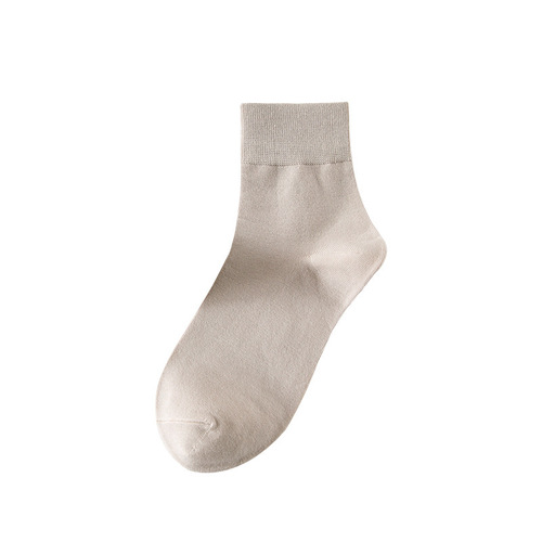 Men's business mid-calf socks autumn and winter new cotton socks anti-pilling pure cotton deodorant casual cotton socks Zhuji manufacturer wholesale