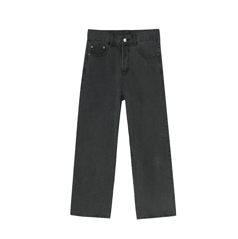 Men's Clothing Style Straight Leg Men's Jeans Loose Fit Long Pants Style Retro Versatile Denim For Formal & Casual_mkmklike.com