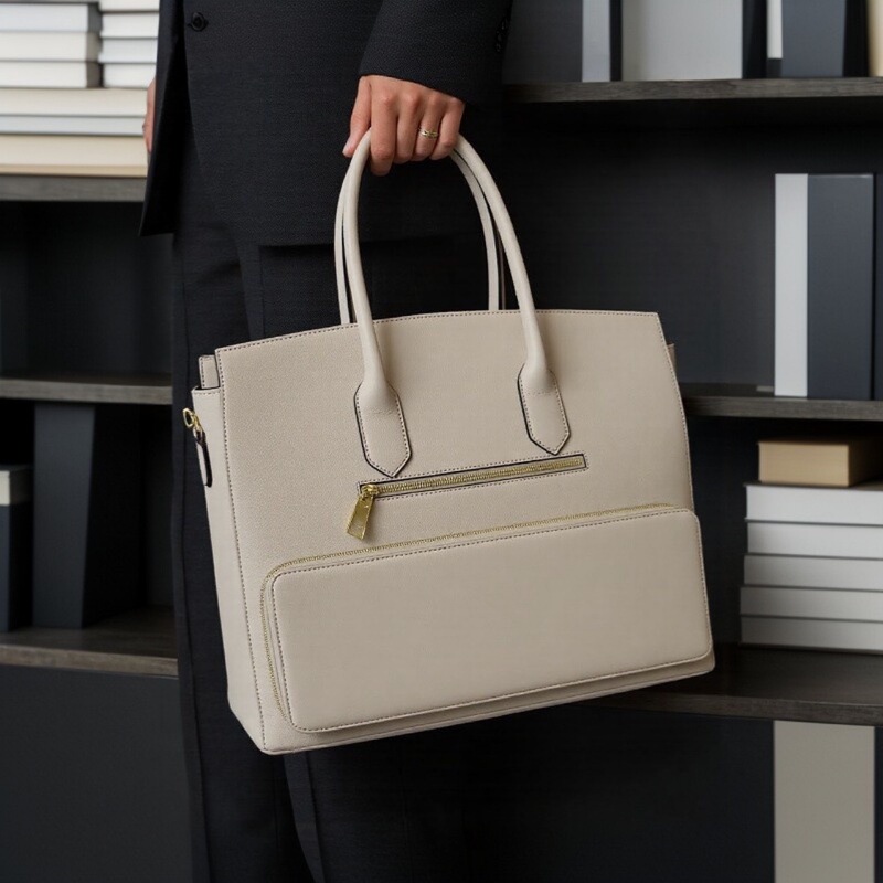 Order Now New Product Notebook Lunch Box Cosmetics Bag Portable Two-In-One Handbag Pu Leather Shoulder Bag Unisex