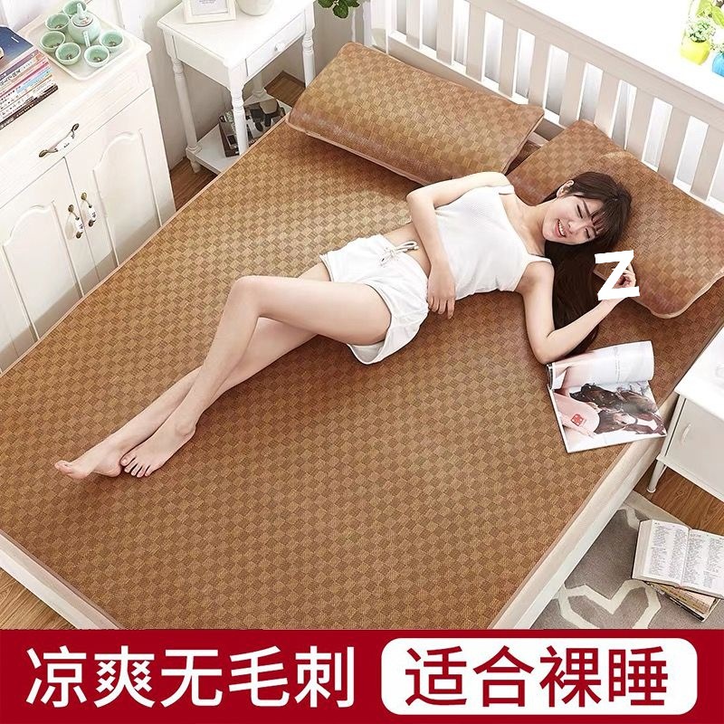 Summer silk foldable mat for home use, 1.5meter, 0.6meter