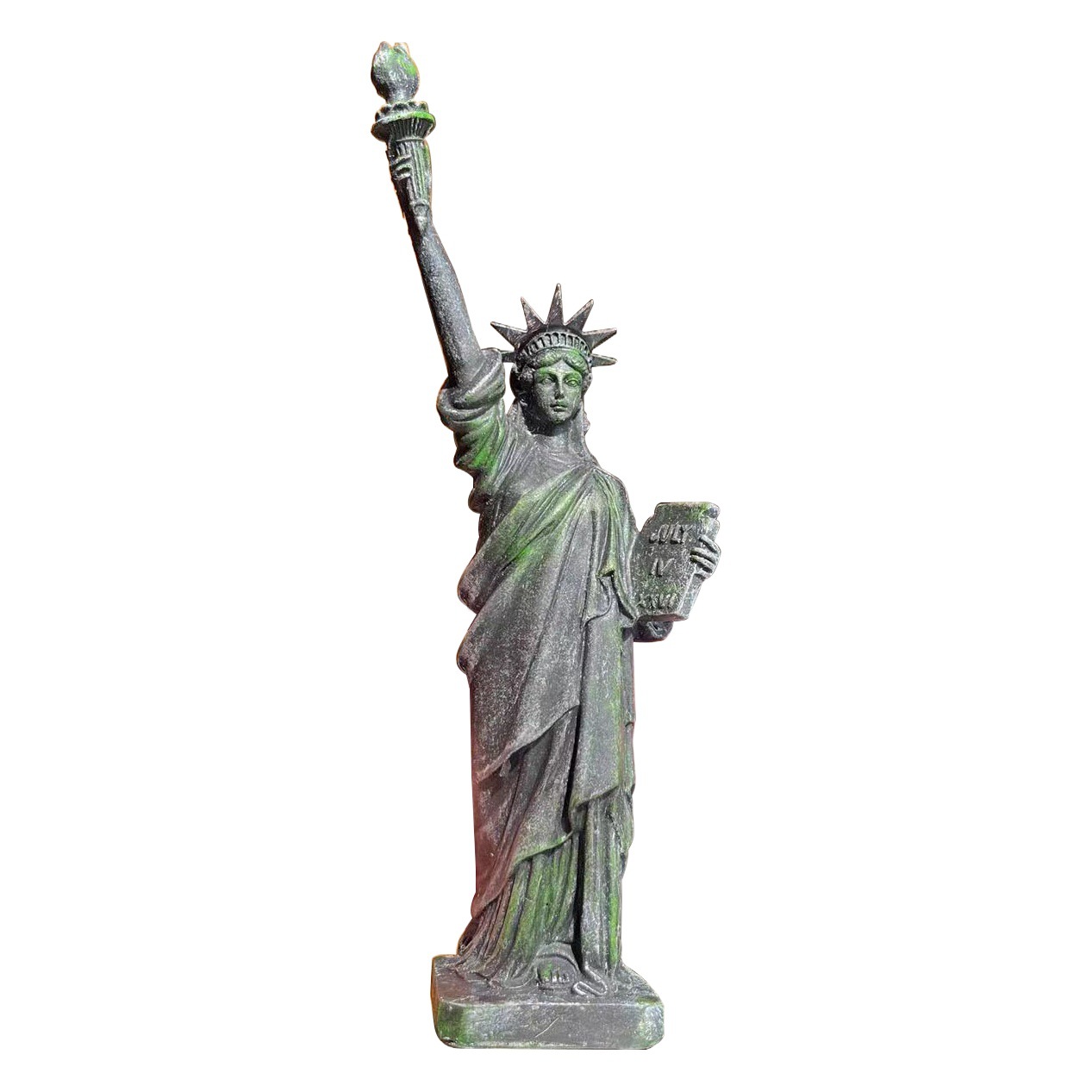Estatua de la Libertad, popular en el extranjero, creativa, de resina, estilo americano, para decoración de oficina, hogar, acuario y paisajismo.