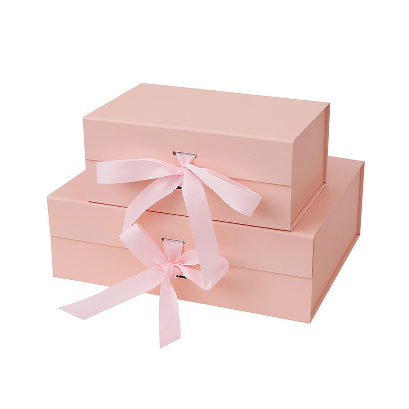 Cinta plegable caja en stock caja de regalo caja vacía al por mayor comercio exterior transfronterizo Flip magnético universal de una sola pieza logotipo personalizado