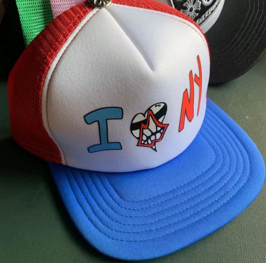 AMIRI estilo de calle para hombres y mujeres con el mismo sombrero de béisbol tendencia de protección solar sombrero de béisbol bordado de verano un cabello