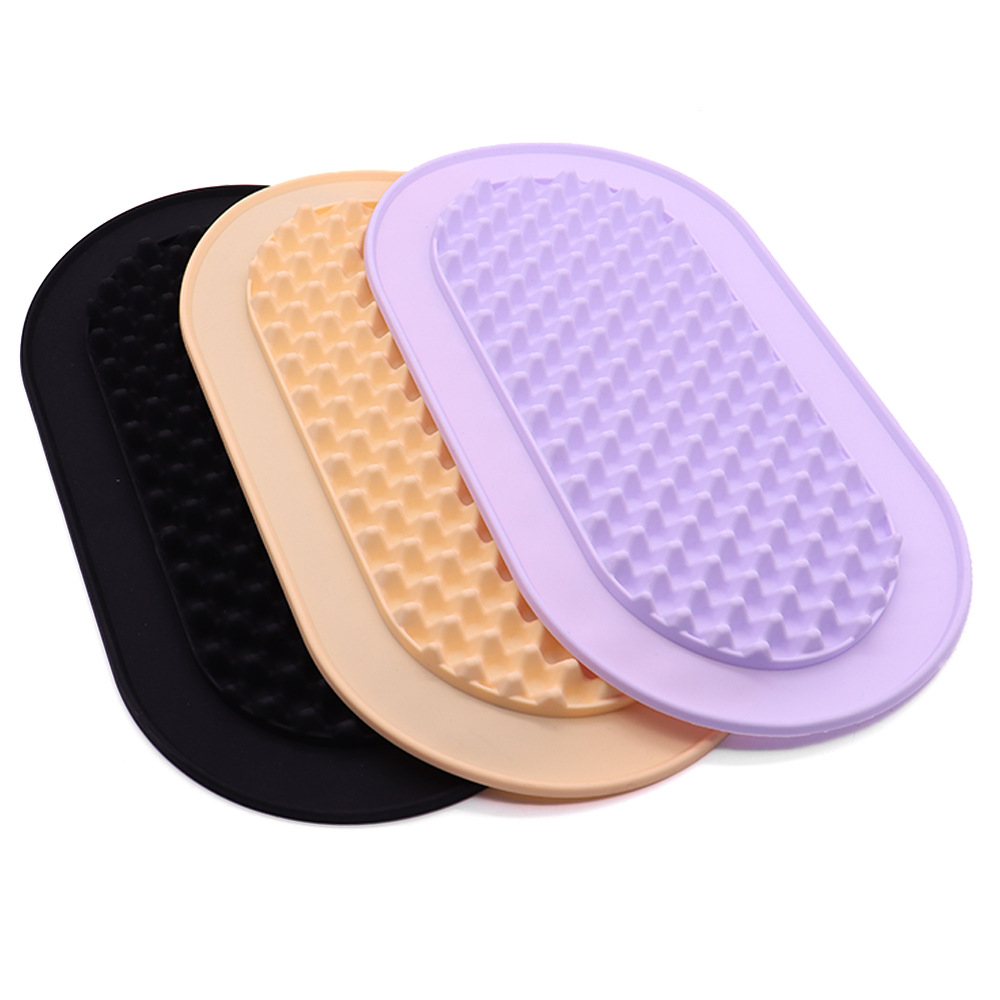 Placa de comida lenta de silicona para mascotas, almohadilla para lamer, anti-asfixia, anti-volcado, almohadilla para lamer para perros, tazón de comida lenta para perros, dispositivo de comida lenta para mascotas al por mayor