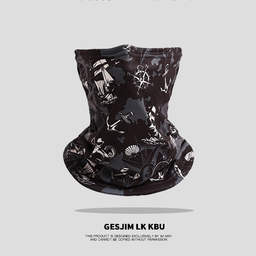 Neue winddichte und warme Gesichtsmaske für Herren zum Reiten, multifunktional, mit Ohren zum Aufhängen, für den Außenbereich, Halsschutz, Kälteschutz, Halsschutz, Kopf- und Halsschutz_voghion.com