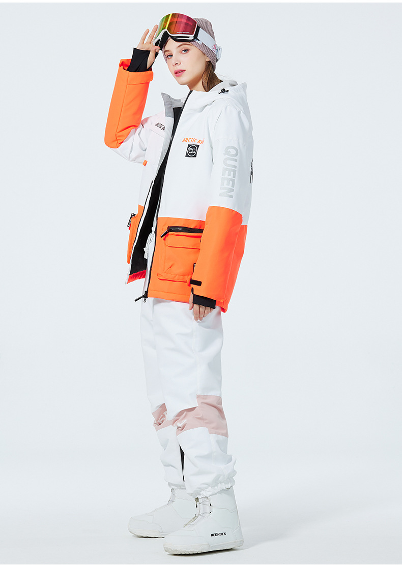 Men's Clothing Ski suit set for men and women couples warm and thick ski suit set single board double board ski suit_viptrois.com
