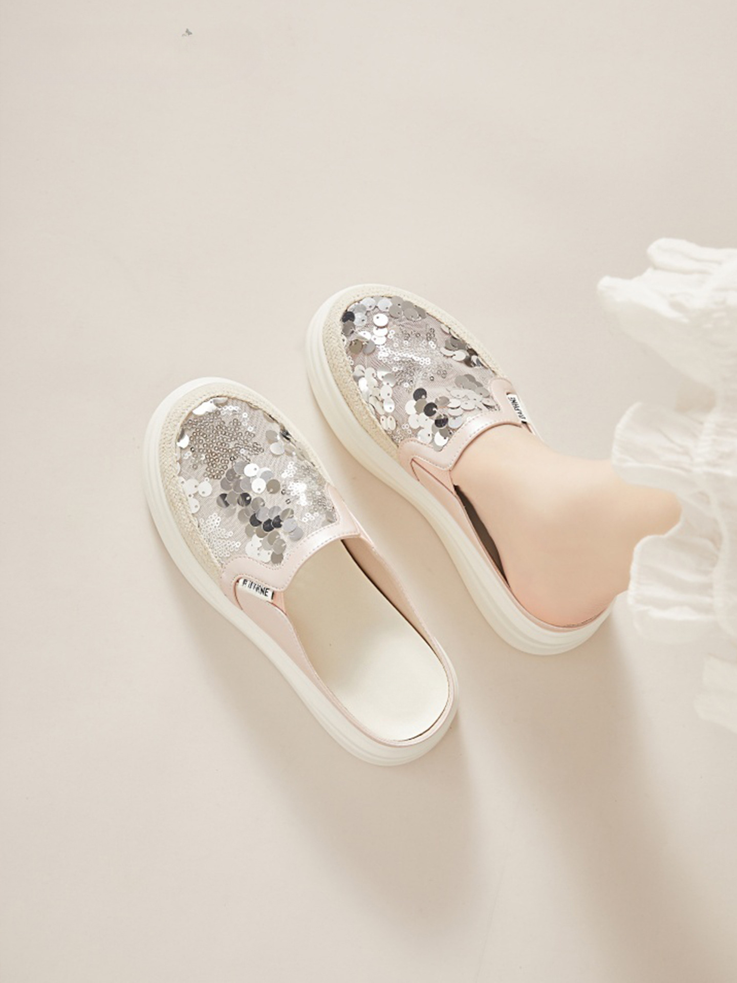 Dép sandal nữ quai chữ V đế dày tăng chiều cao 7,5 cm mùa hè 2025 — 4625101643 Bạc [Tổng chiều cao tăng thêm 7,5CM], 4625101643 Hồng [Tăng tổng chiều cao thêm 7,5CM]