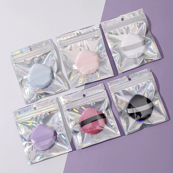 Loose powder drop-shaped, mixed sponge, 6 colors