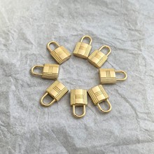 定制锌合金箱包迷你锁挂饰装饰挂锁手袋小假锁头方扣口子扣菜篮子