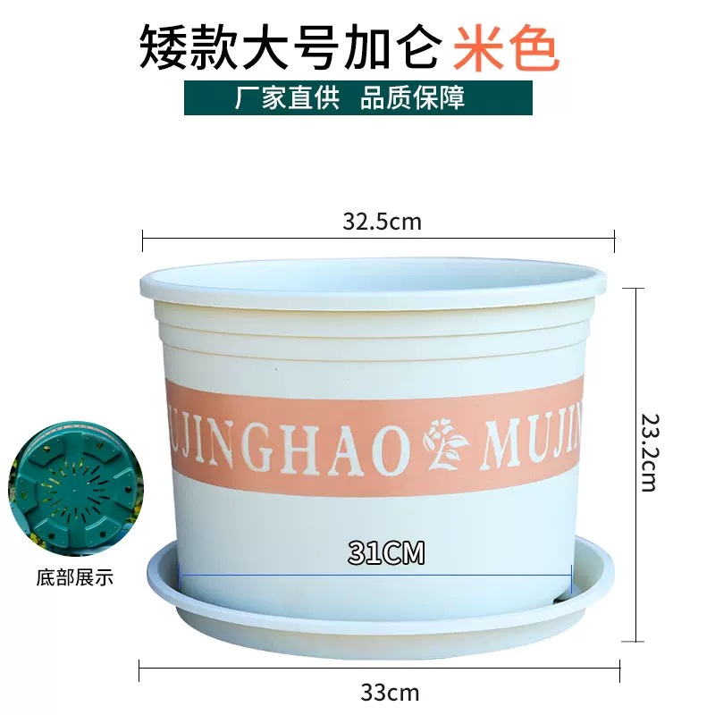 Short 6 Gallon Beige