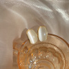 Ear clips from pearl, advanced retro brand earrings, no pierced ears, light luxury style, high-quality style, wholesale