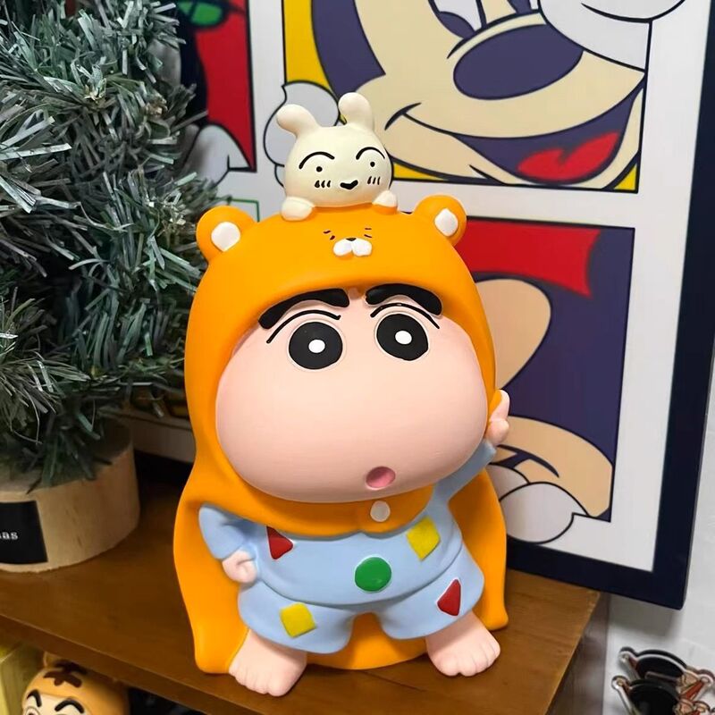 クレヨンしんちゃん漫画パジャマ風マント小新貯金箱収納デスクトップ飾りクリエイティブ貯金箱|undefined