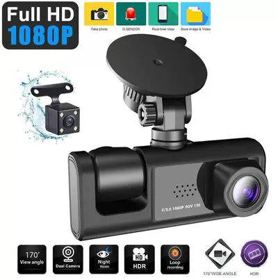 Three-Lens Parking Monitor with Night | Driving recorder