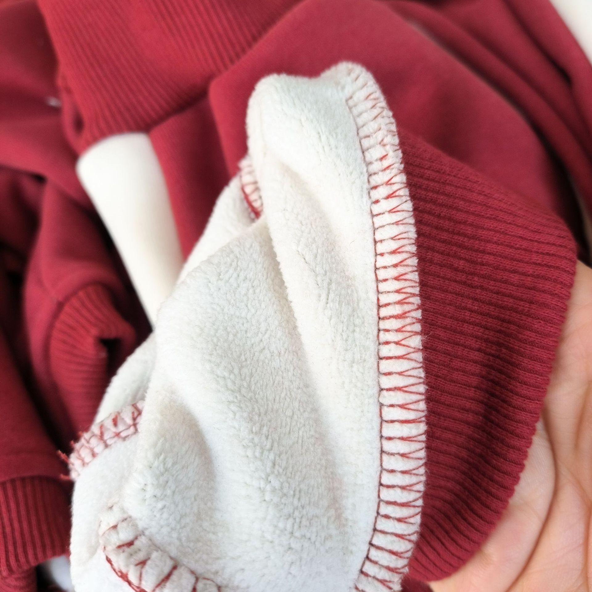 INS traje forrado de lana para niños Otoño e Invierno nuevos niños y niñas suéter pantalones de chándal estilo coreano ropa deportiva para niños moda