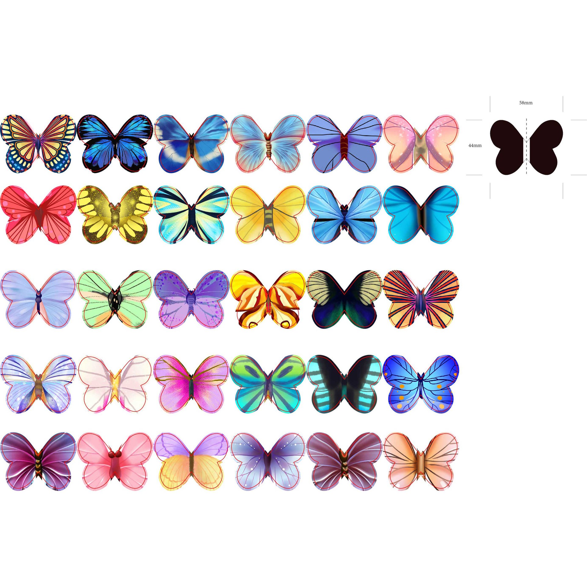 30款 异型蝴蝶书签-58x44mm-20210607