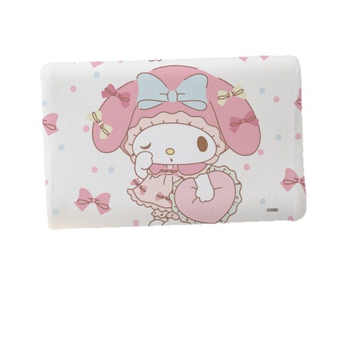 Kurorumi Melody Latex Pillow Case for Children Milk Fleece 30x50CM Single Pillow Case for Student Dormitory