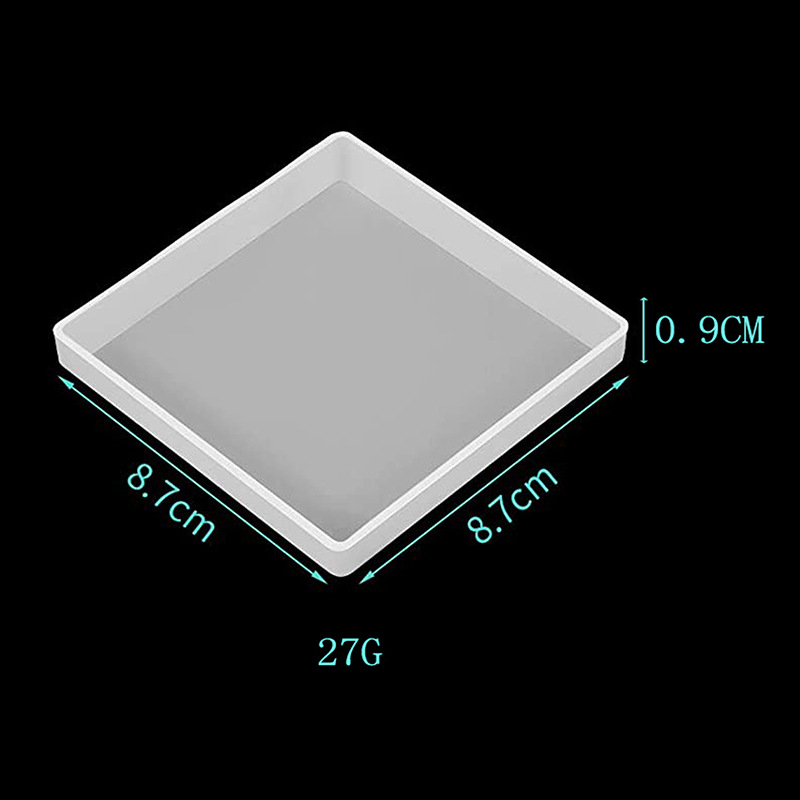 Cruz-frontera cristal epoxi molde espejo hecho a mano DIY bola cubo pirámide silicona molde joyería adornos