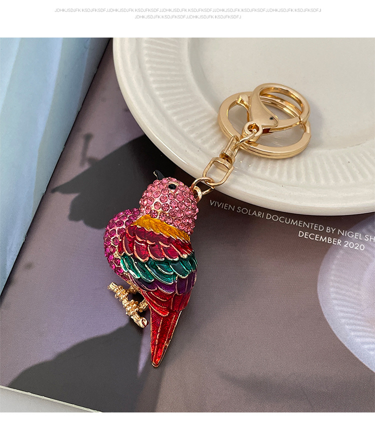 Southeast Asia Modern Style Alloy Bird Unisex Bag Pendant Keychain display picture 4