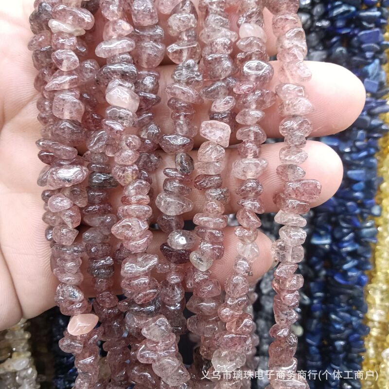天然水晶瑪瑙砂利原石 diy ジュエリーアクセサリーブレスレットビーズクリスタル消磁石砂利卸売|undefined