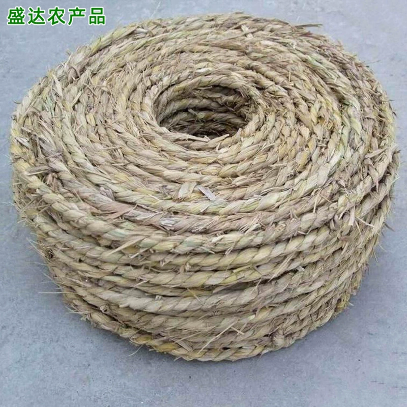 Связка соломенной веревки Деревья Зеленые теплоизоляционные стволы обвязки земляных шаров Соломенная веревка для перевозки грузов