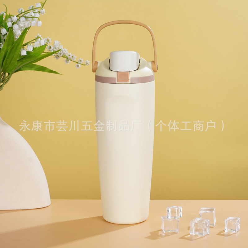 新型オーワラフルーツカップ30オンス携帯用カップ、二重飲み口スポーツストローカップ、304ステンレス真空カップ|undefined