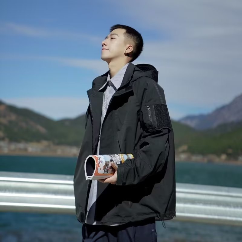 Nuevo 2024 primavera y otoño moda moda chaqueta de hombre estilo coreano tendencia top ropa de trabajo chaqueta de marca de moda ropa de hombre