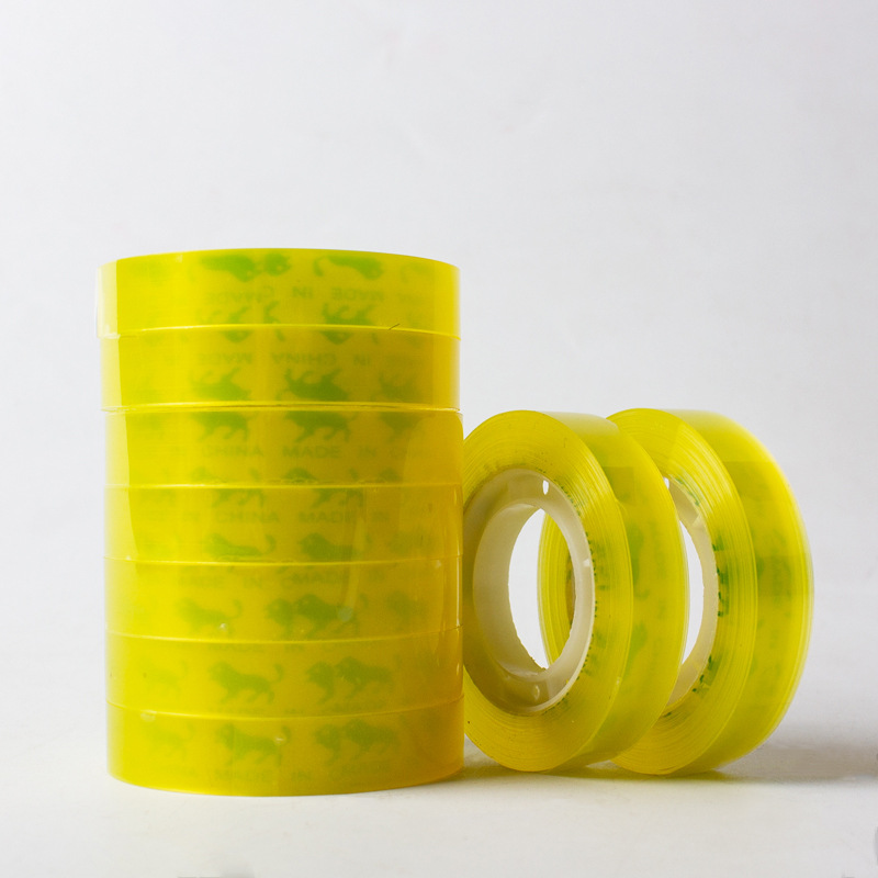 Suministro spot de cinta adhesiva transparente de papelería de oficina material BOPP floral ramo de materiales de embalaje cinta pequeña