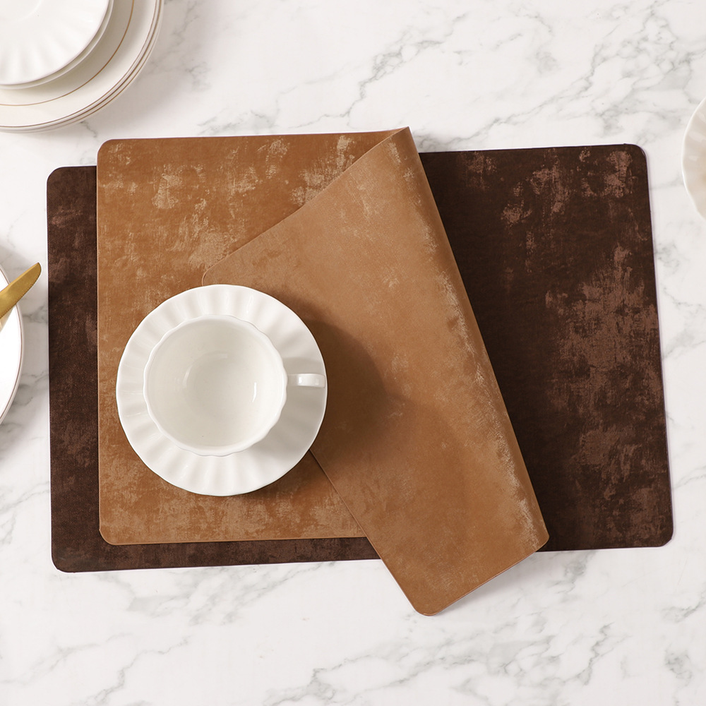 2025 nuevo almohadilla de mesa de seda almohadilla de aislamiento térmico de alta calidad almohadilla de mesa a prueba de agua a prueba de aceite de doble cara