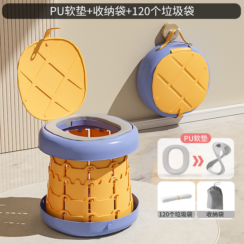 Inodoro plegable para niños orinal portátil para hombres de los niños orinal al aire libre inodoro de viaje para bebé