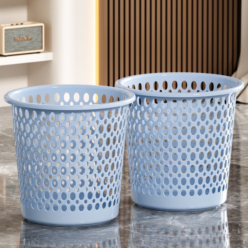 Cesta de almacenamiento hueca pequeña gran capacidad a prueba de fugas a prueba de olor canasta de papel de cocina doméstica sala de estar gruesa basura grande al por mayor