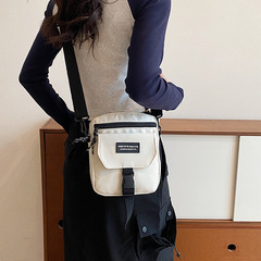 休閒個性小包包男女通用運動單肩包百搭小眾斜挎包港風時尚小方包