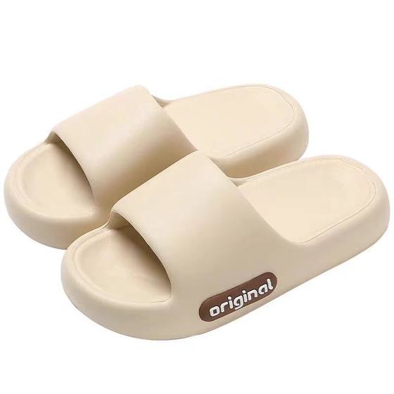 2025 New Casual Fashion Soft Bottom Silent Sandals Women's Summer Home Non-slip Slippers Can Go Out