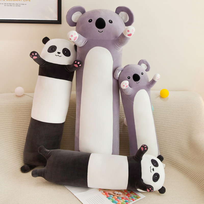 Panda Pillow Long Panda Bear Doll Plush Toy Doll Cute Girl Bed Sleeping with You Lazy Super Soft Panda Pillow Long Panda Bear Doll Plush Toy Doll Cute Girl Bed Sleeping with You Lazy Super Soft