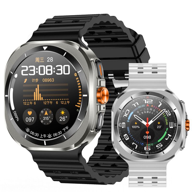 Huaqiangbei Z7 Ultra Smart Watch at Low Price, Dual Watch Straps, Bluetooth Calling, Sports Heart Rate Detection and Reminder