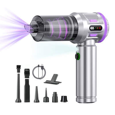 Dust Collector, Tozsoranlar - cy-113-digital-display-silver-purple