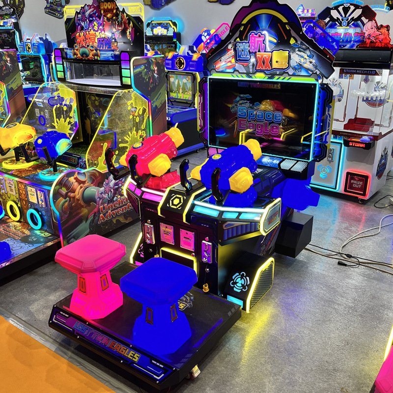 Máquina de juego de tiro de trekking para niños (sin transporte)