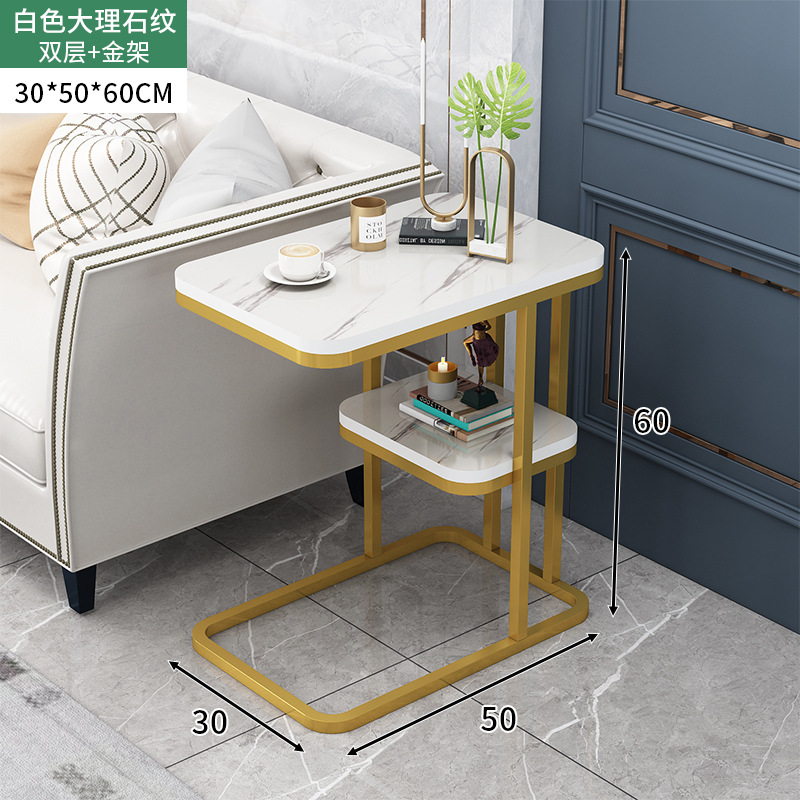 [업그레이드 더블] 50*30*60cm (화이트 + 골드 프레임)
