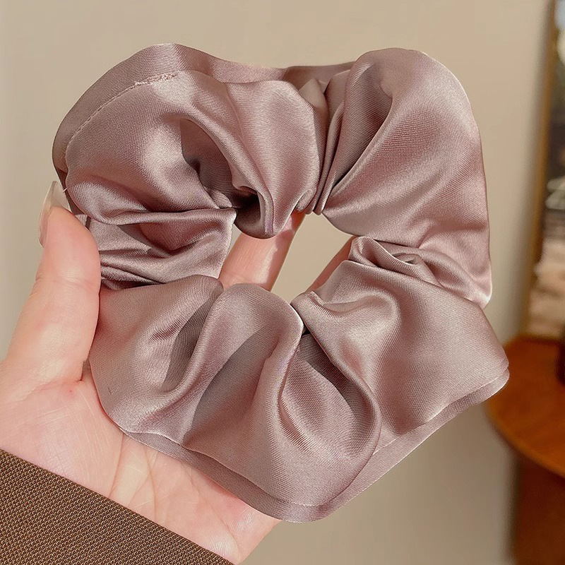 Anillo de cabello perezoso coreano cuerda de cabeza intestino grande niñas de alto nivel de la sensación de cabello de alta elasticidad correa de cabello de cabello super grande