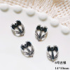 Metal accessory for manicure, angel wings for nails, decorations, new collection