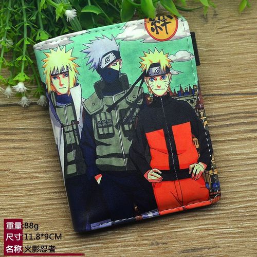 Collection Naruto】Animation and game peripheral wholesale manufacturers supply wallet ninja one piece drop shipping