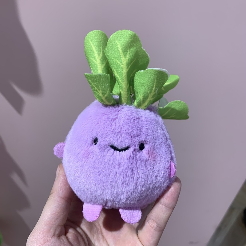 可爱软萌大头菜娃娃挂件创意三色白菜毛绒公仔钥匙圈玩偶PP棉批发|undefined